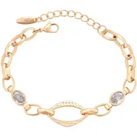 NAEMI Pulsera oro / transparente