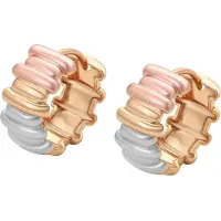 Gaya Pendientes oro rosa / plata