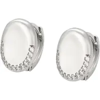 Faina Pendientes plata / transparente