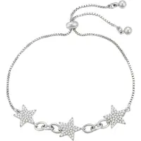 Faina Pulsera plata / transparente