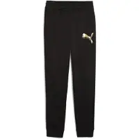 Puma Pantalón deportivo 'Ess' oro / negro