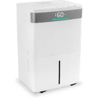 Vonroc Deshumidificador – 40L/día – Depósito 5,5L – Wi-Fi | Filtro de Plata Iónica y de Carbón