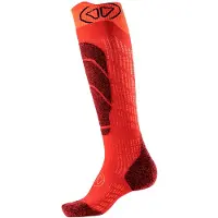Sidas - Kid's Ski Merino Socks - Calcetines de esquí size 27-30, rojo