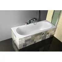 Hak Handelsagentur Koch JIZERA: Bañera de 180 x 80 x 39 cm, sin patas, color blanco