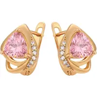 Gaya Pendientes oro / rosa