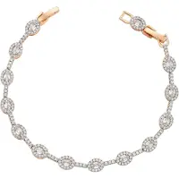 NAEMI Pulsera oro rosa / transparente