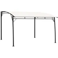 The Living Store Living Store: Toldo para jardín, dimensiones 3x3x2,55 metros, color crema