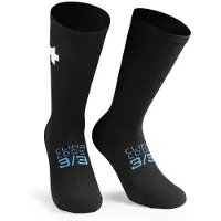Assos - Winter Socks P1 - Calcetines de ciclismo size 39-42, negro