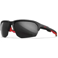 Wiley x Jakl - CAPTIVATE Black Mirror - Matte Black/Red Frame