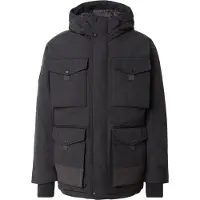 Superdry para hombre. M5011992A Parka táctica Everest negro (XL), Casual, Poliéster Reciclado, Sostenible, outlet 2026.