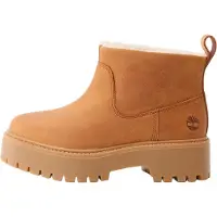 Timberland para mujer. TB0A283GEM71 Botines de Piel con forro cálido Stone Street marrón (41 W), 3 a 5cm, Ninguno, Casual, outlet