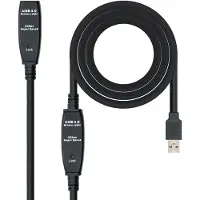 Nanocable Cable De Extensión Usb 10.01.0313 M/f 15 M