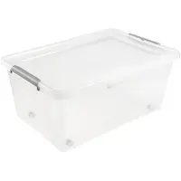 Keeeper 1104200100000: Caja de almacenamiento/Caja con cierre Lars de la marca , con ruedas, de 40 litros