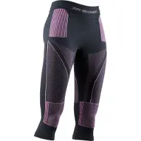 X-Bionic - Ropa interior térmica mujer - Energy Accumulator 4.0 Pants 3/4 W Charcoal/Magnolia para Mujer - Talla L - Gris