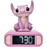 Disney Reloj Despertador Digital Con Luz De Noche De ángel 3d