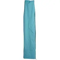 Mendler Funda protectora HWC para toldos de jardín de hasta 3,5 metros, funda de cobertura con cremallera, color turquesa