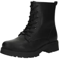 Mustang Botines con cordones 'Darleen' negro