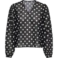ONLY Blusa negro / blanco