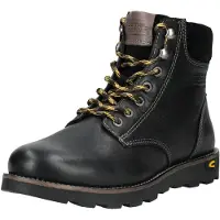 Camel active Botas con cordones amarillo / negro