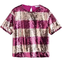 Next Blusa oro / rojo violáceo