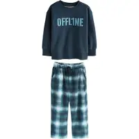 Next Pijama navy / azul cielo