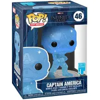 Funko POP! Figura Azul De Capitán América De La Saga Del Infinito Marvel