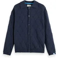 Scotch & Soda Open Work Long Sleeve Shirt Sky Captain Talla: XL | Jerséis Outlet | Hombre