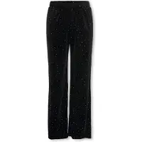 ONLY GIRLS Pantalón 'KOGVella' negro / plata