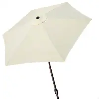 Aktive Varilla de aluminio hexagonal de 270 cm de altura, con protección UV, para sombrilla. Diámetro: 38 mm. Longitud: 240 cm. Color: Beige. Talla única