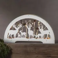 Star Trading Arco de luz LED Fauna blanco