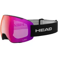 Head - Máscaras de esquí - Magnify 5K Red/Black de Silicona - Negro