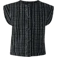 Mexx Cárdigan negro / blanco