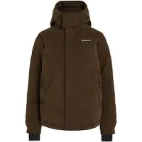 O'Neill Chaqueta deportiva 'Cruz Hybrid' marrón oscuro / negro / blanco