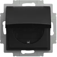Busch-Jaeger Enchufe SCHUKO con tapa abatible, Busch-balance SI, 1 unidad.
