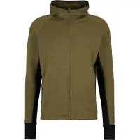 Stoic - MerinoFleece260 FlenSt. Zip Hoody - Sudadera de lana merina size S, oliva