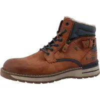Mustang Botas con cordones caramelo / negro