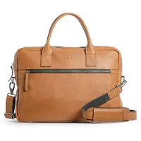 Still Nordic Cartera maletín 'Clean Brief' cognac
