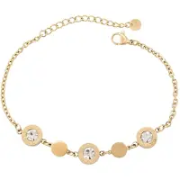 BRAELYN Pulsera oro / transparente
