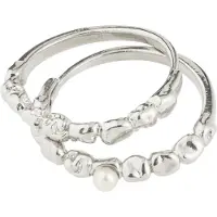 Pilgrim Anillo 'Shift' plata