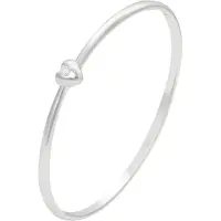 Faina Pulsera plata / transparente