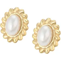 NAEMI Pendientes oro / blanco