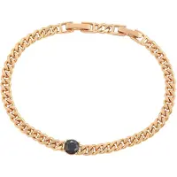 Faina Pulsera oro rosa / negro