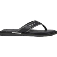 Pepe Jeans para hombre. PMS90122 Chanclas Barrel Brand negro (43), Plano, Ninguno, Beachwear, outlet 2026.