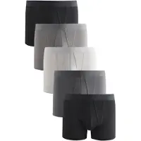Next Calzoncillo boxer gris / gris claro / gris oscuro / negro / blanco