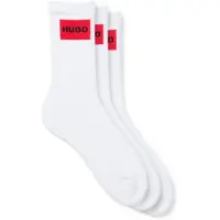 HUGO Calcetines rojo rubí / negro / blanco