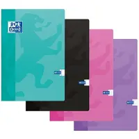 Oxford libreta A4 cuadriculada 60 hojas colores surtido (5 unidades)