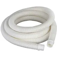 Gre Accessories Manguera para piscina, longitud 4 metros, diámetro 32 mm, con tapones en los extremos