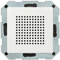 Gira Sistema 55 - Altavoz de radio empotrado, color blanco mate, modelo 228227