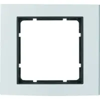 Hager BER B3, marco 10113004, para una sola cadena, aluminio/antracita