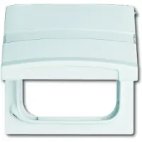 Busch-Jaeger BJ UPWG, neumático intermedio para todas las estaciones, modelo 2118GKN-34, con área para inscripción en color blanco alpino